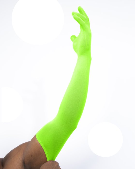 Seamless Gloves Armsocks - Neon Green