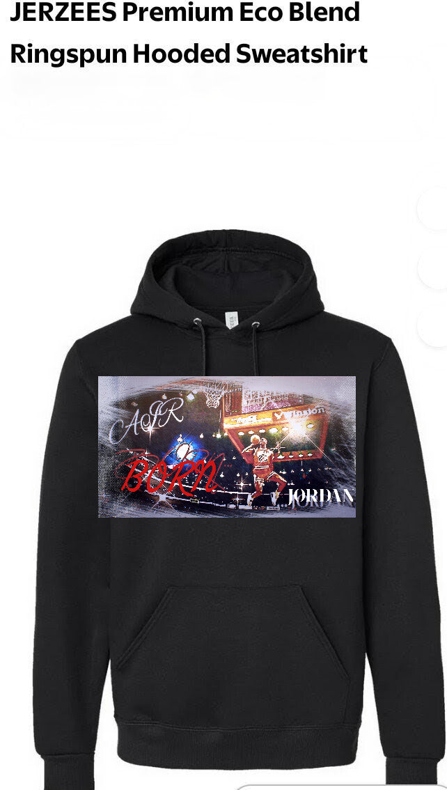Michael Jordan commemorative graphic hoodie